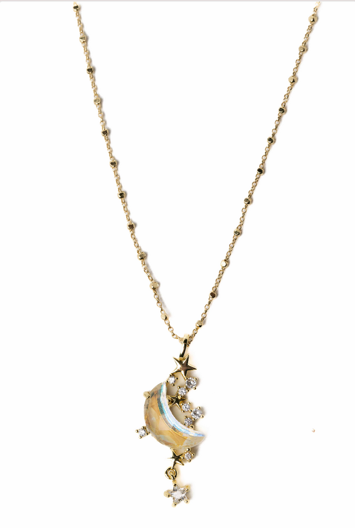 It's A Wonderful World Necklace - Moonlight Glow