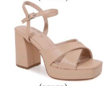 Guadalupe Platform Heels - Beige