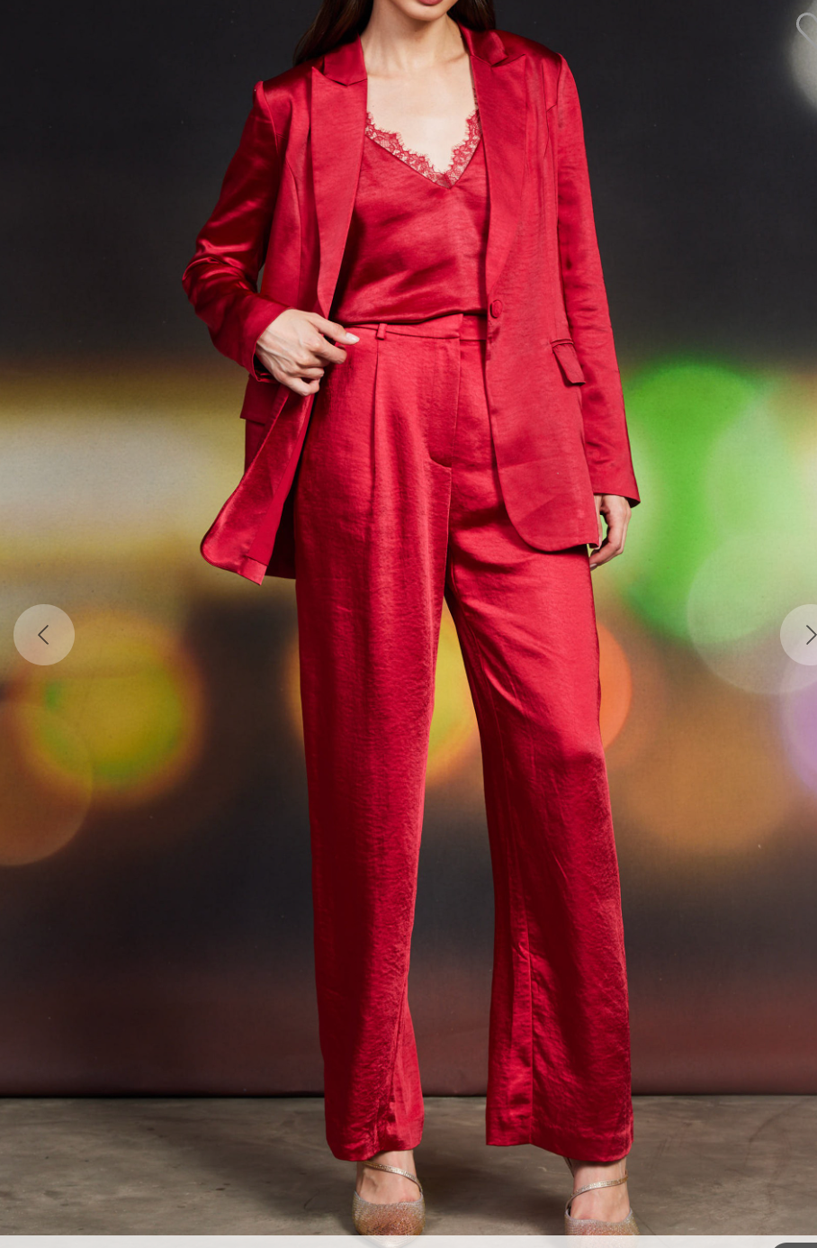 Keeping It Brief Satin Blazer - 3 Colors!