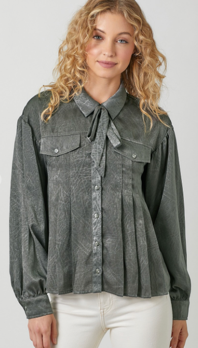 Tied Up On You Top - 2 Colors!