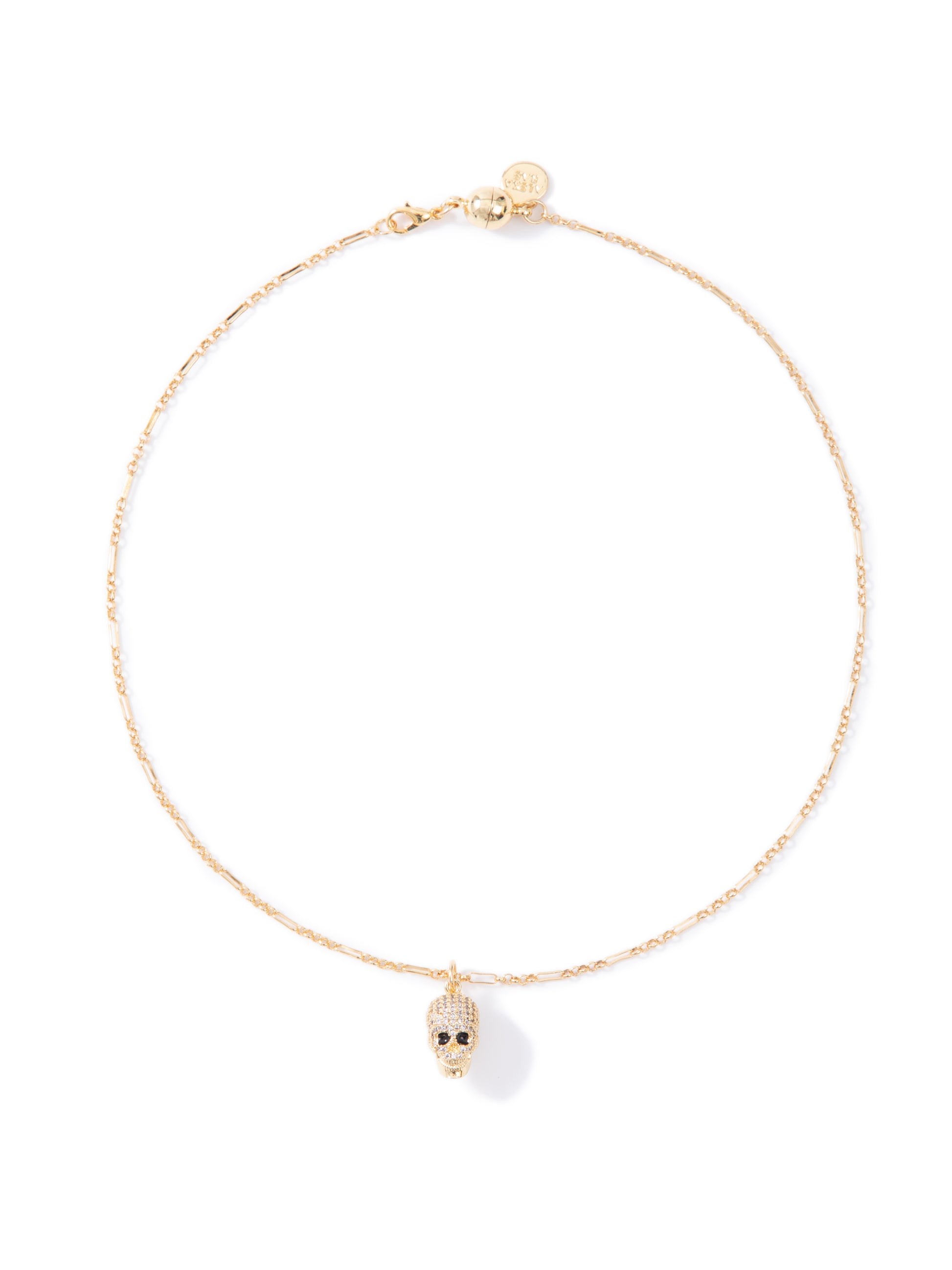 Shadow Bone Necklace - Gold