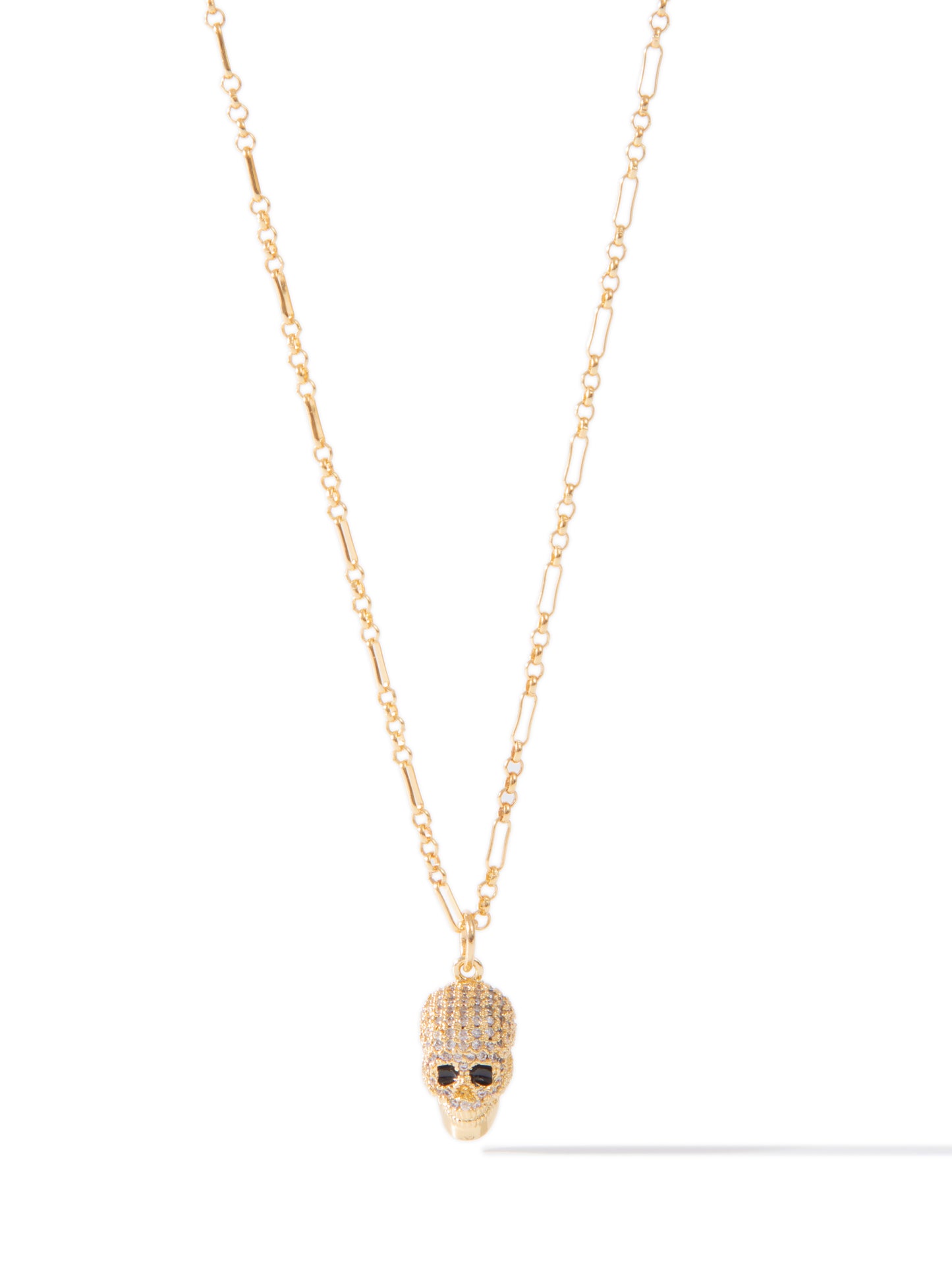 Shadow Bone Necklace - Gold