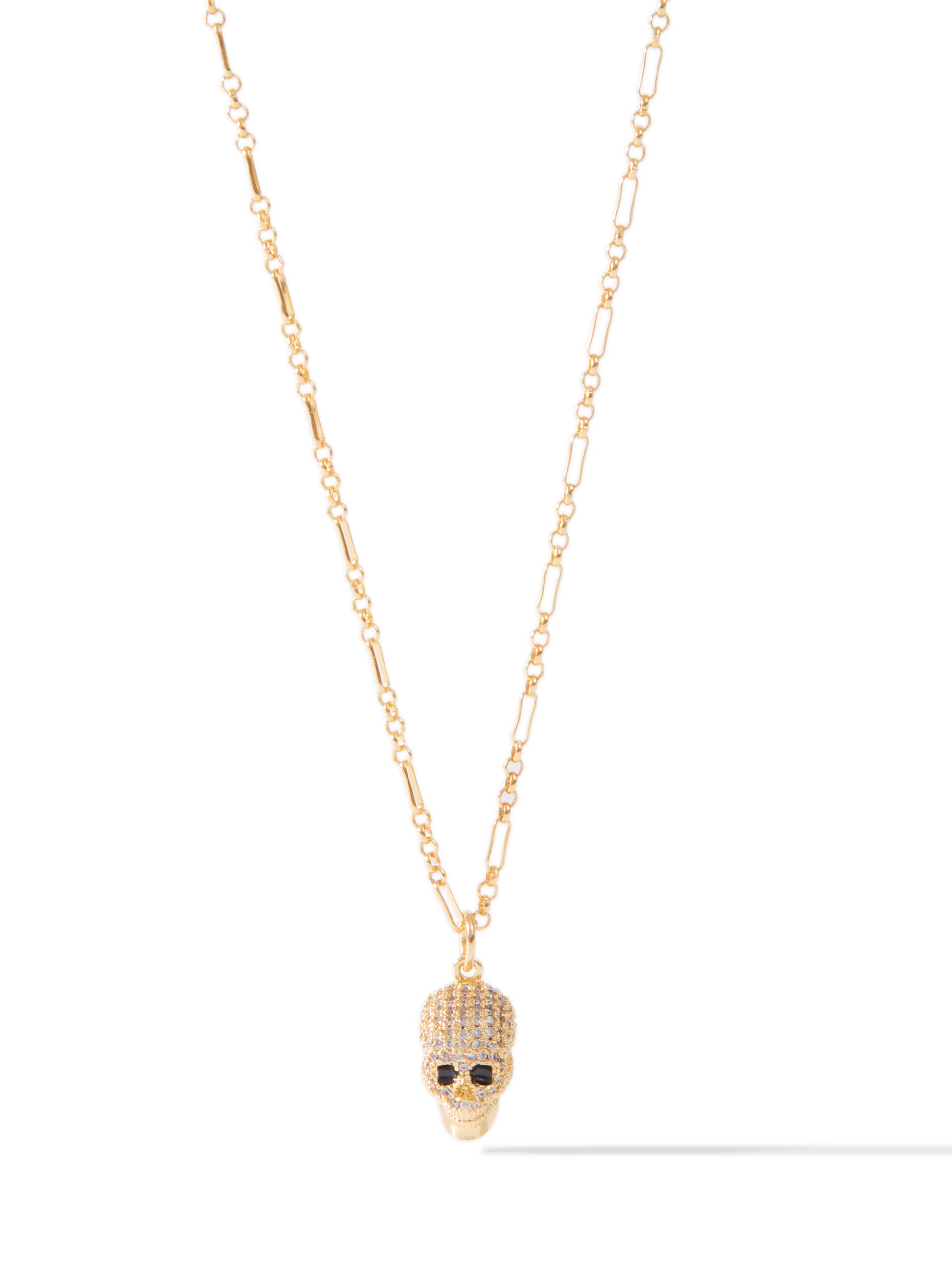 Shadow Bone Necklace - Gold