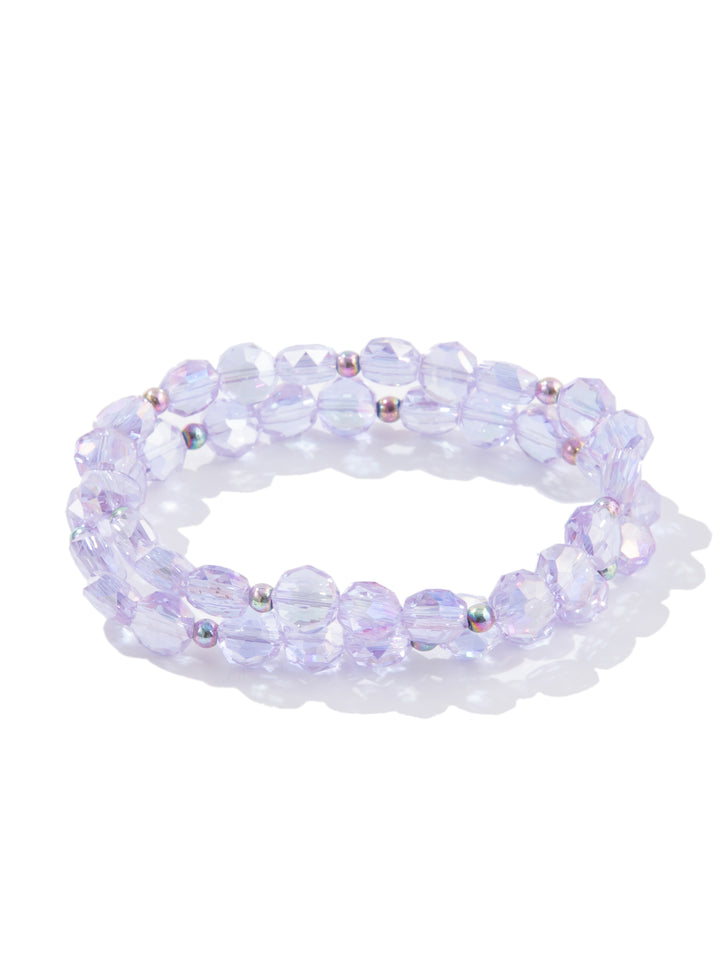 Shimmering Midnight Bracelet - Lilac Mystic Mermaid
