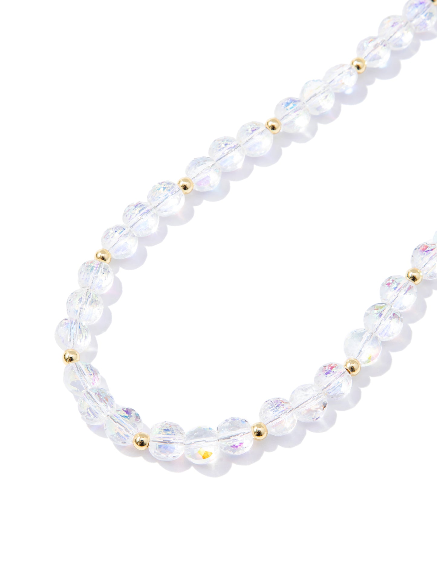 Shimmering Midnight Nekclace - Clear AB