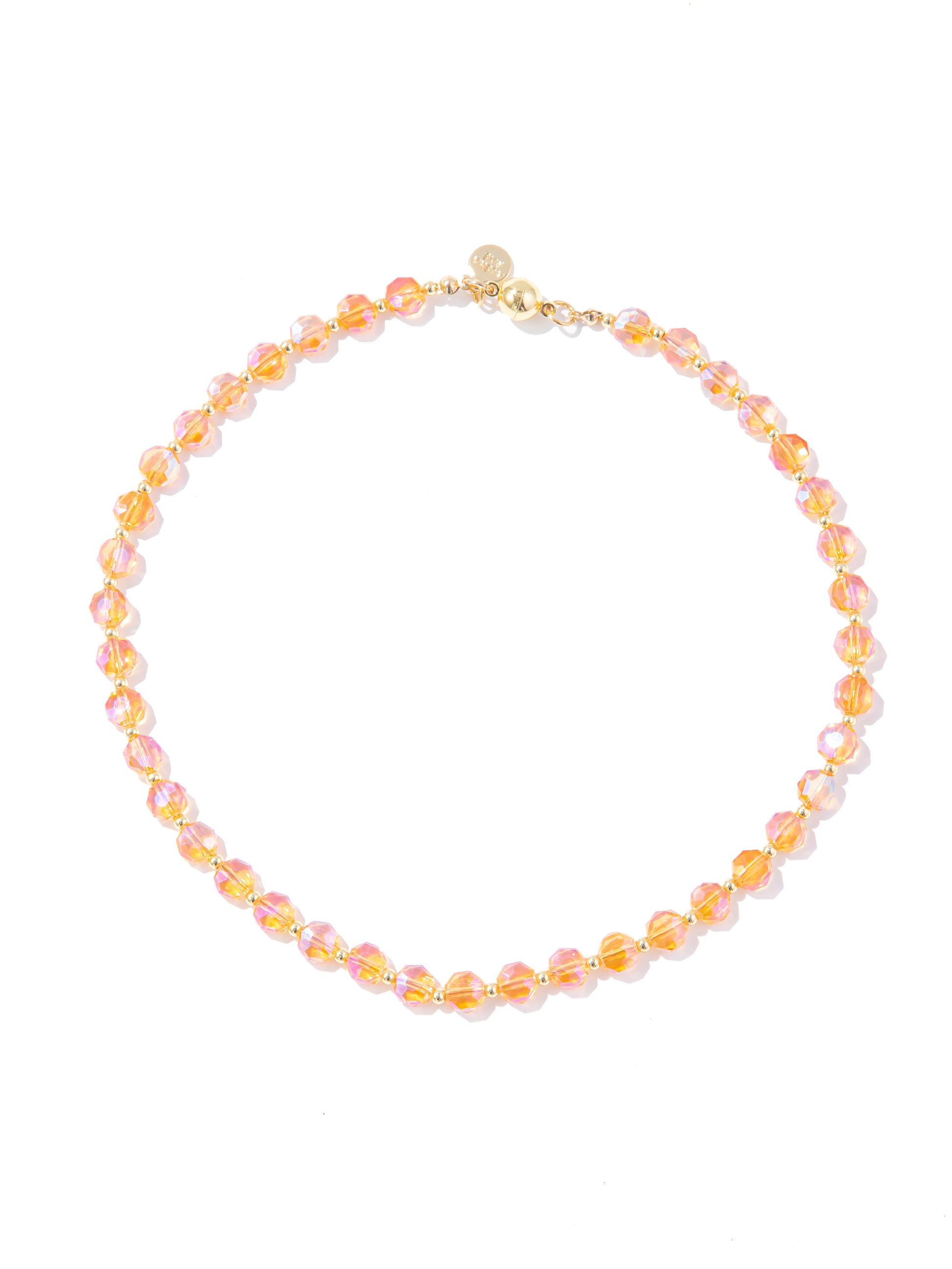 Shimmering Night Necklace - Mango Tango