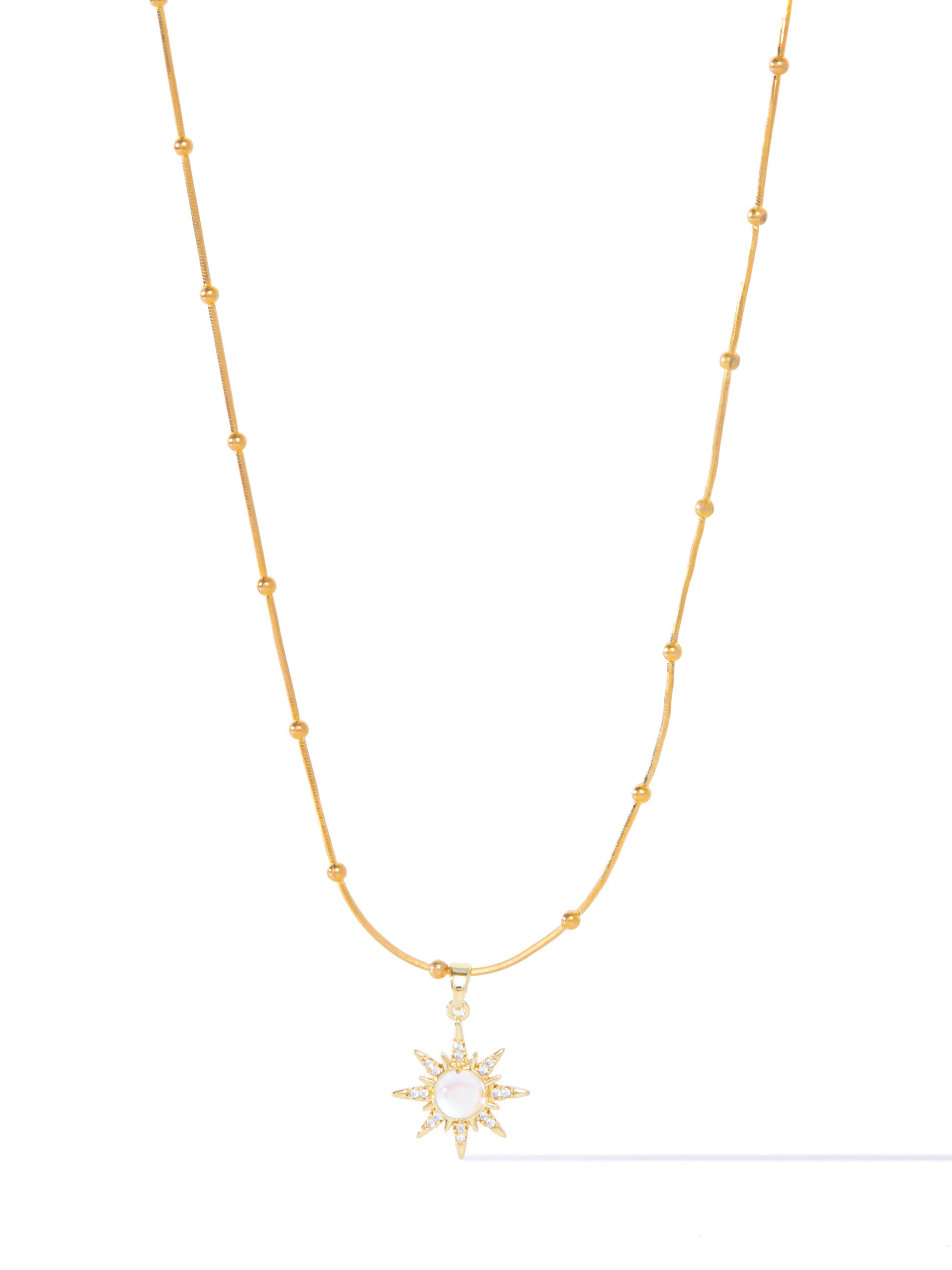 Solar Necklace - Opal