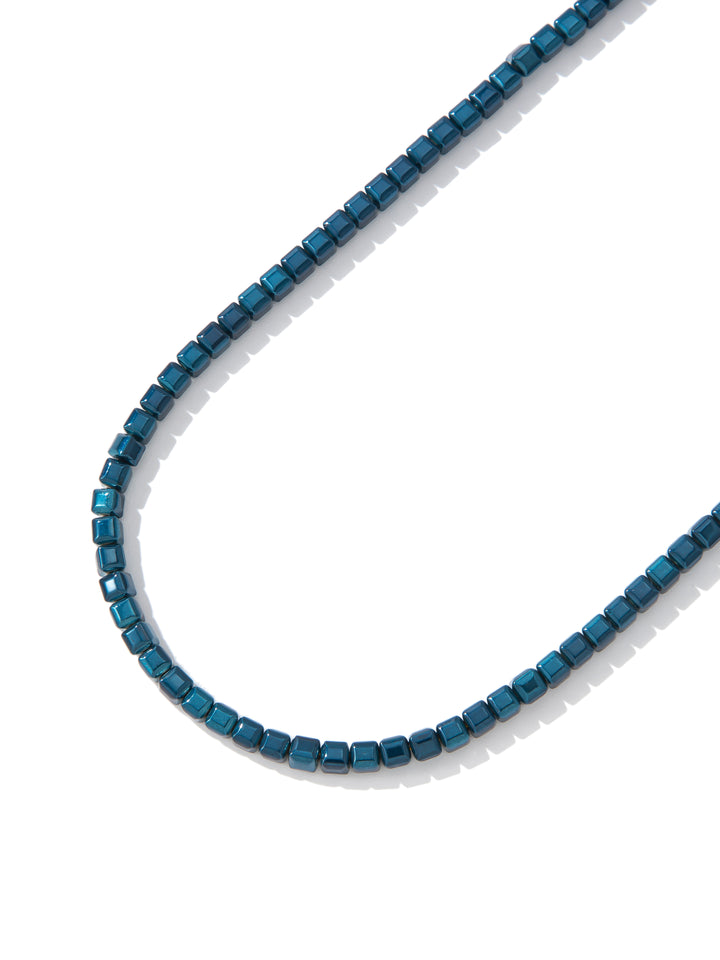 Studio 54 Necklace - Metallic Ocean Jewel