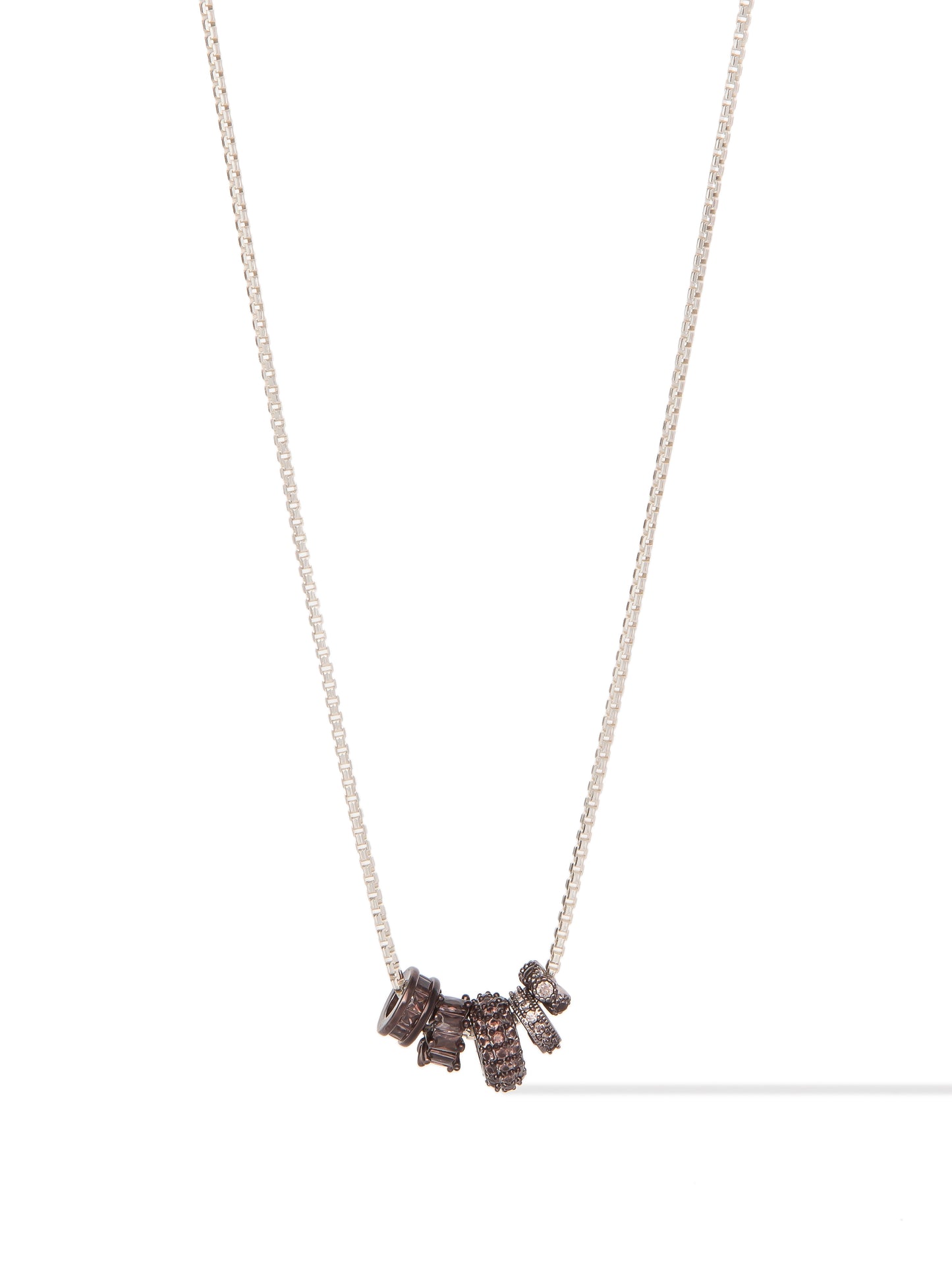 Thinking Out Loud Necklace - Metallic Whisper Hershey Kiss