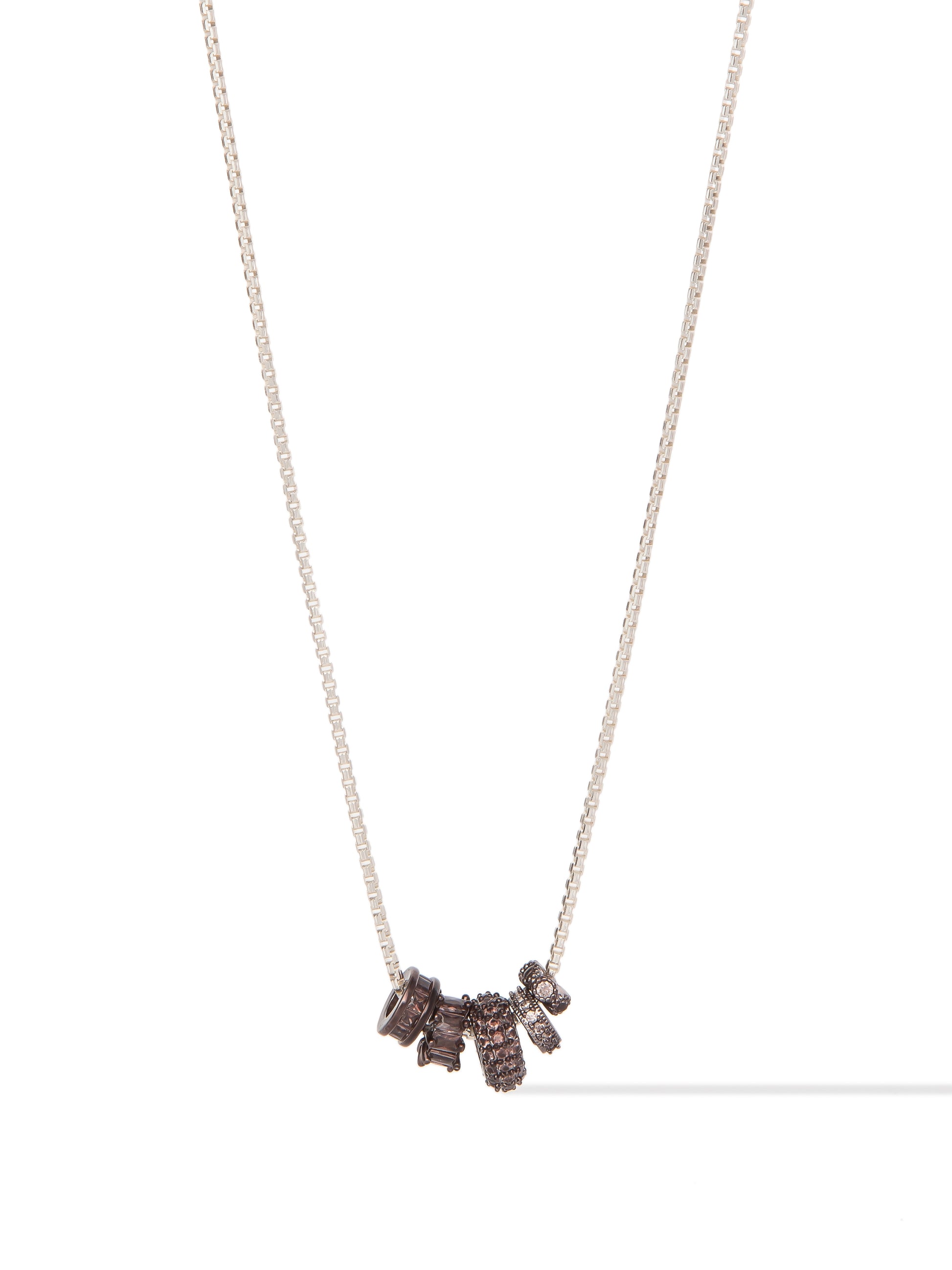 Thinking Out Loud Necklace - Metallic Whisper Hershey Kiss