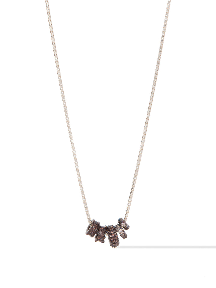 Thinking Out Loud Necklace - Metallic Whisper Hershey Kiss