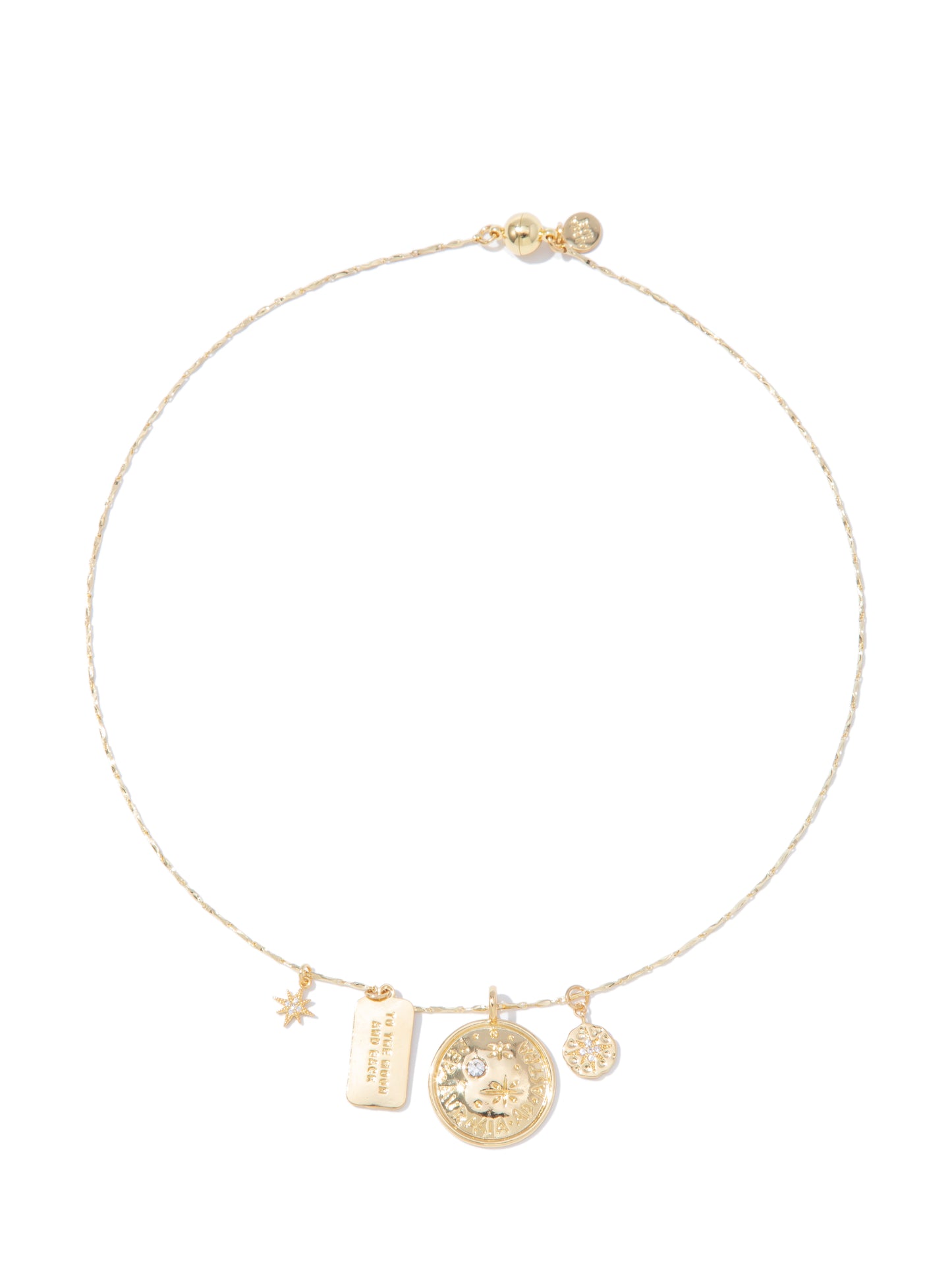 To The Moon And Back Charm Necklace