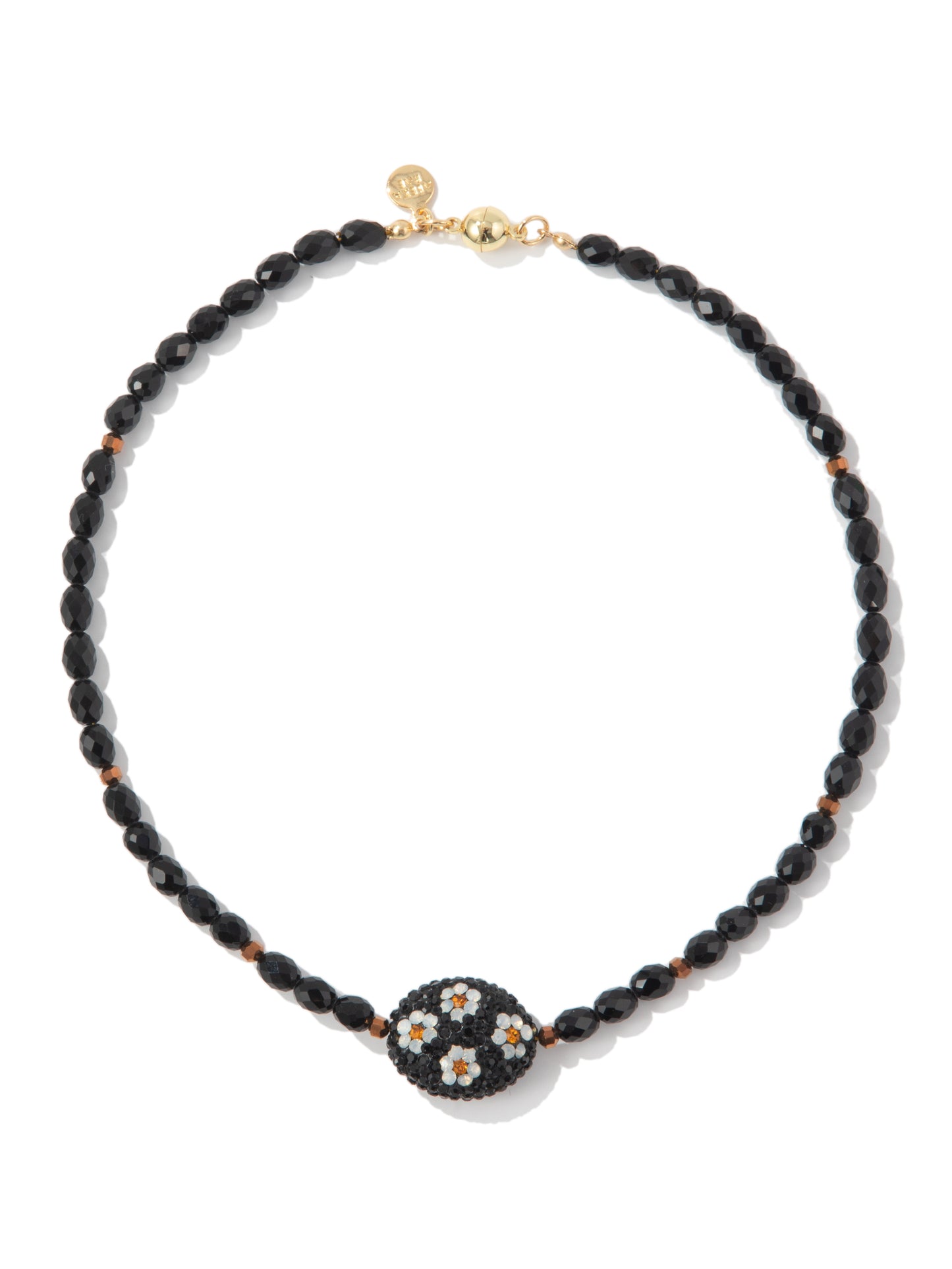 Urban Bloom Necklace - Black