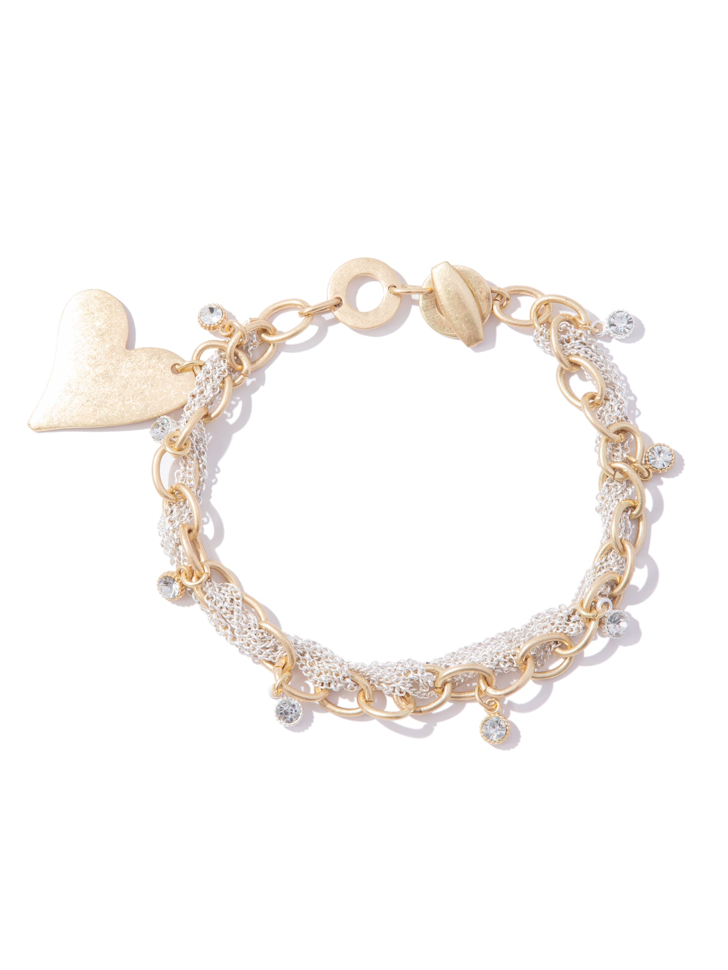 Wild At Heart Necklace - Gold Pearl White