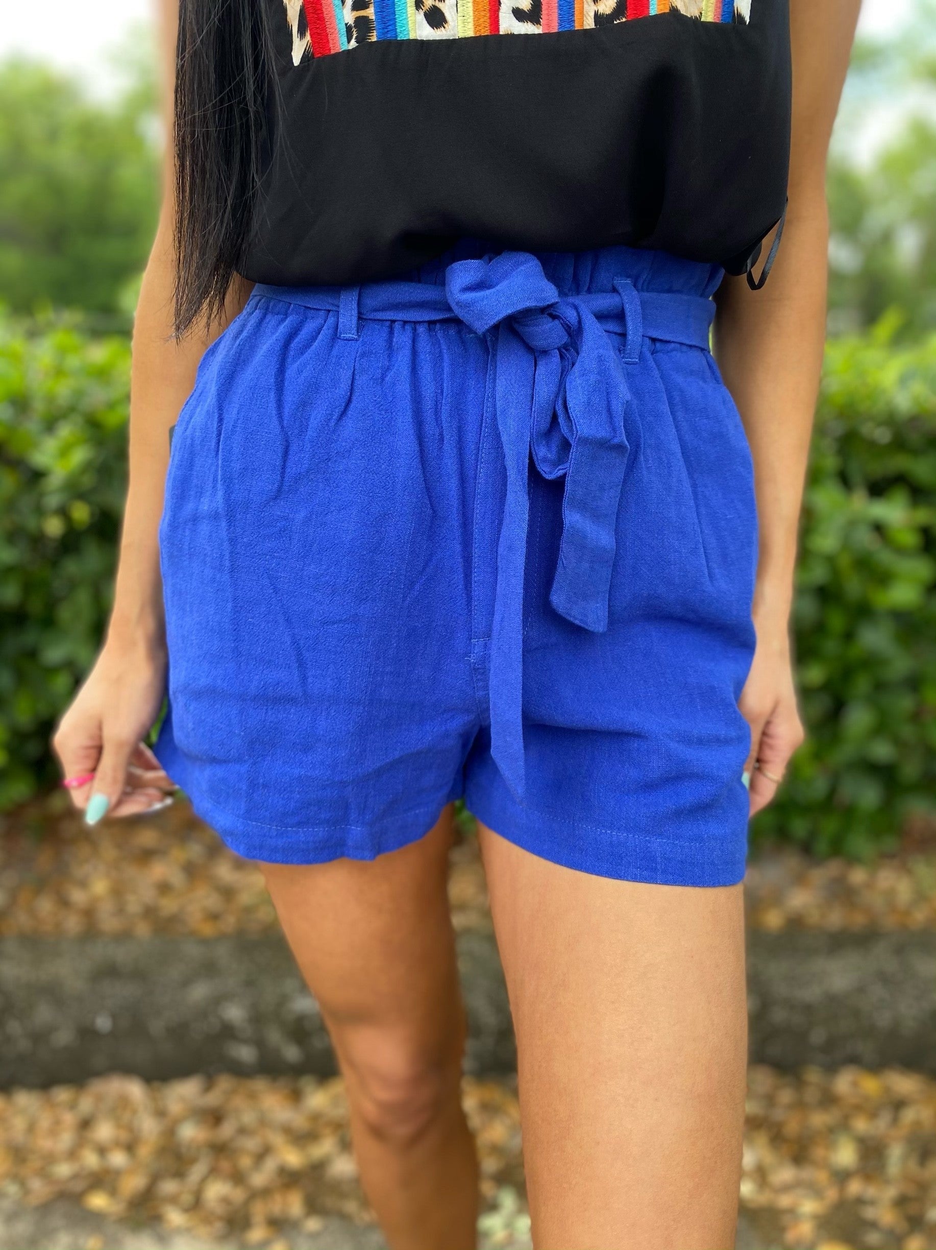 No Doubt About It Linen Shorts- 4 Colors!