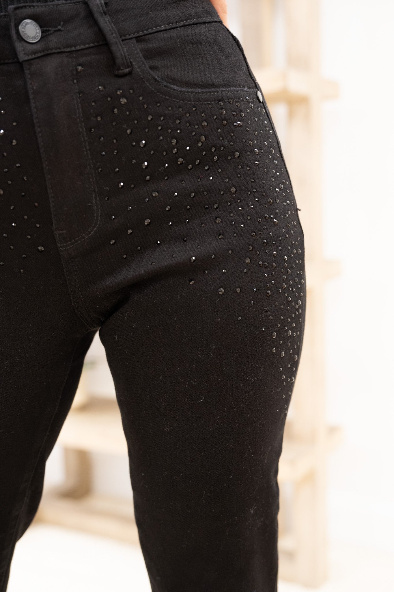 Judy Blue Raise Your Glass High Rise Rhinestone Embellished Jeans