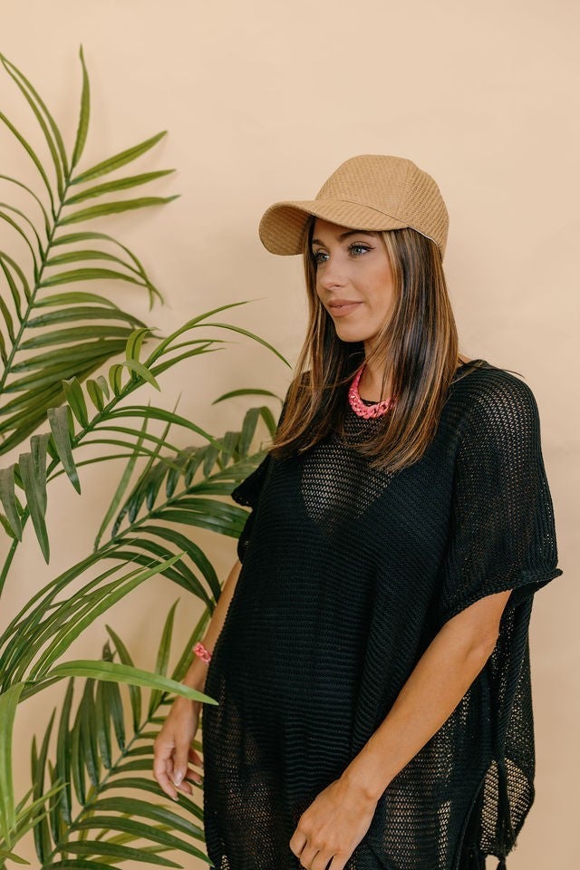 Summer Woven Straw Baseball Caps - 3 Colors!