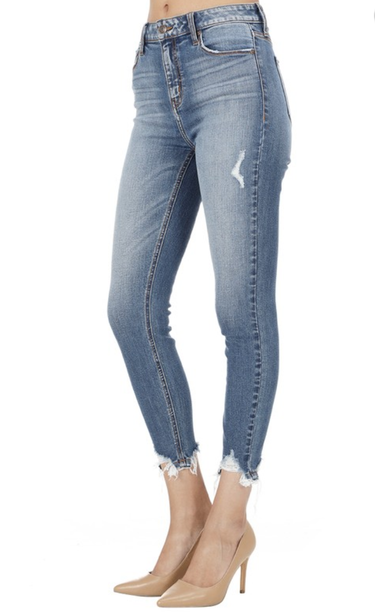 She's Got It All High Rise Skinny Cropped Jeans
