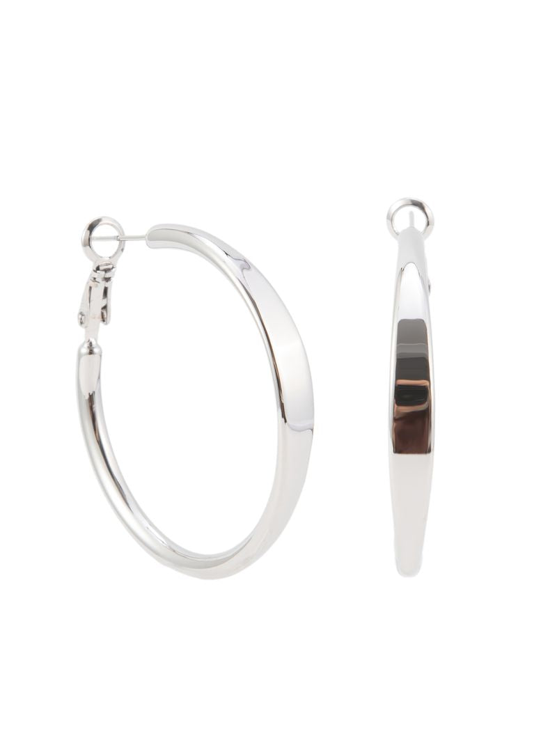 Symphony Earrings Large - Silver