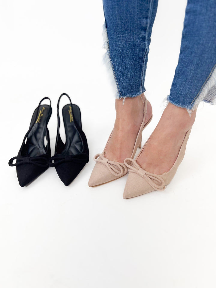 Anne Michelle Flora Slingback Heels