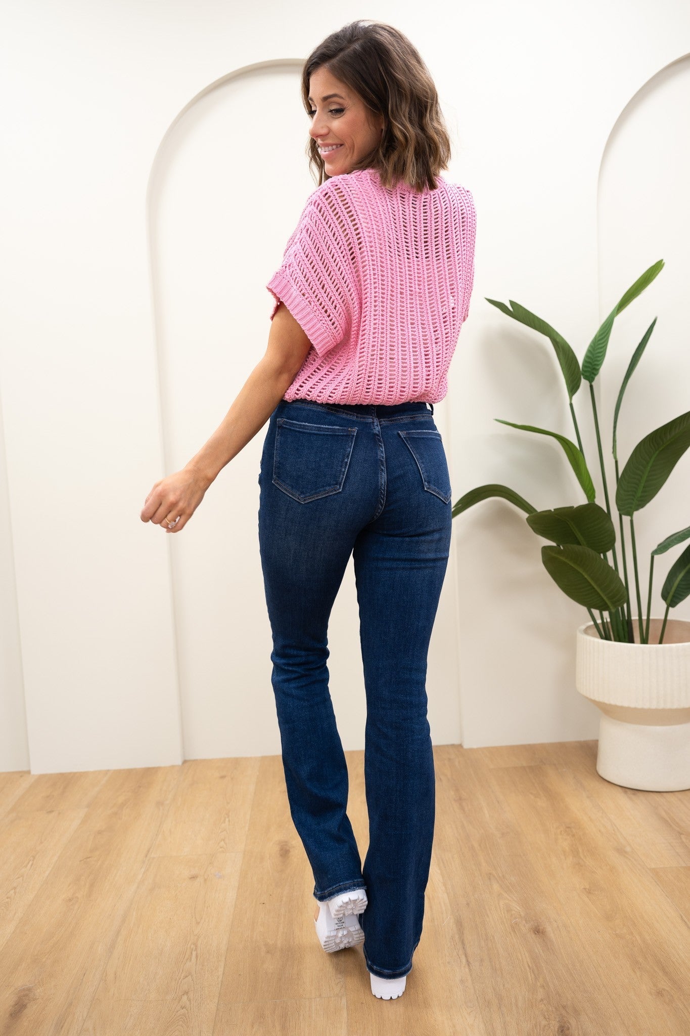 Mica Talladega Nights High Rise Bootcut Jeans