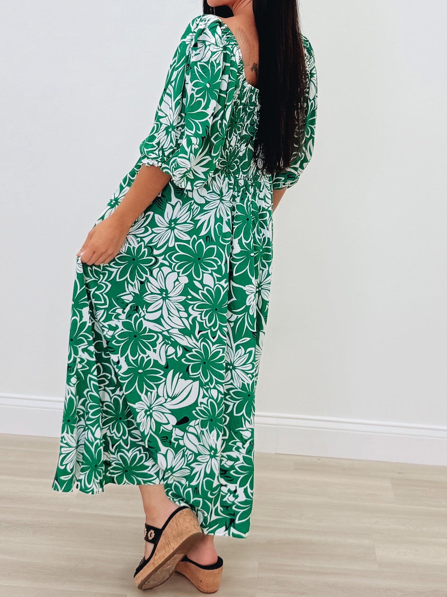 Wild Bloom Maxi Dress