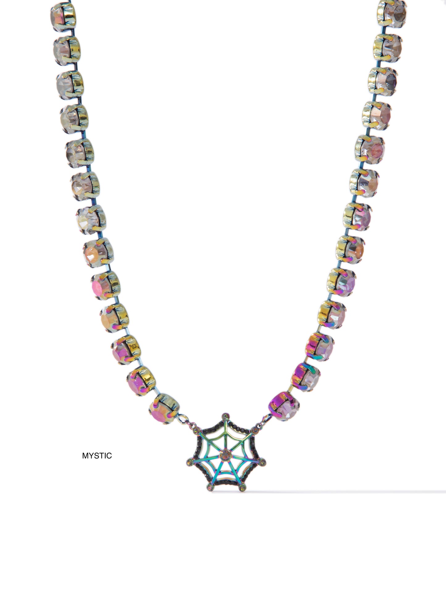 Itsy Glitsy Spider Necklace - 3 Colors!