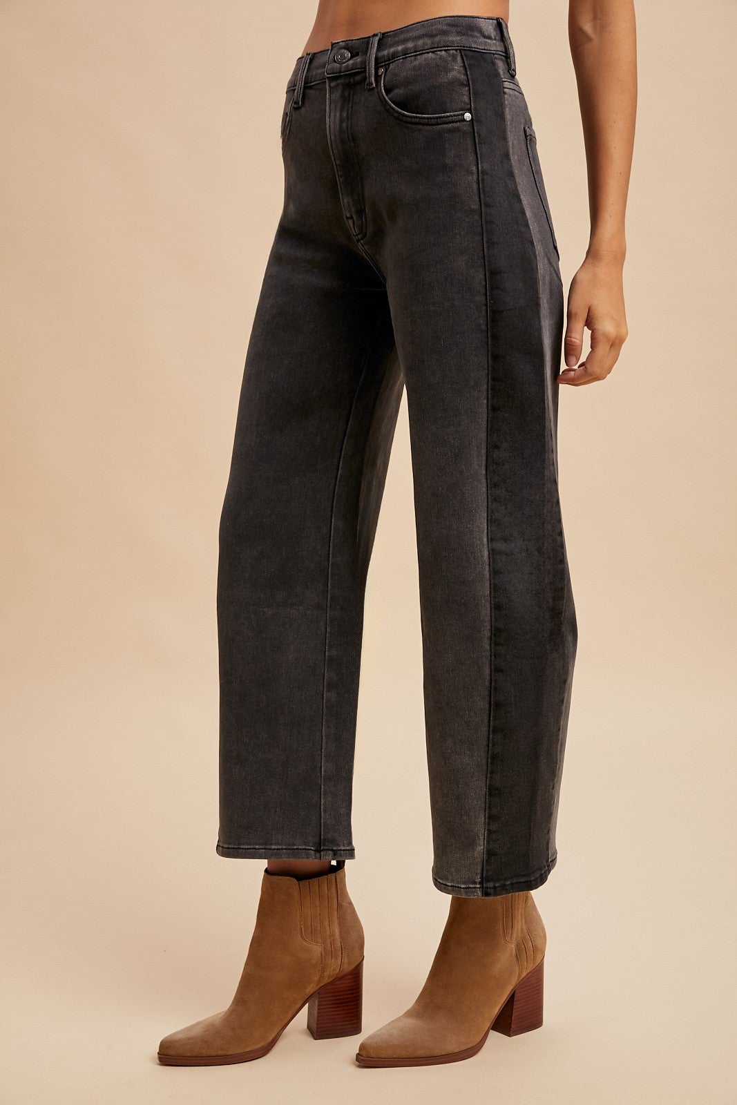 Always By My Side By Anniewear - Two Tone Barrel Jeans - 2 Colors!