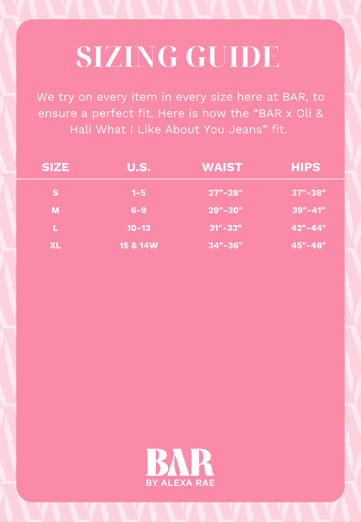 BAR x Oli & Hali What I Like About You Jeans