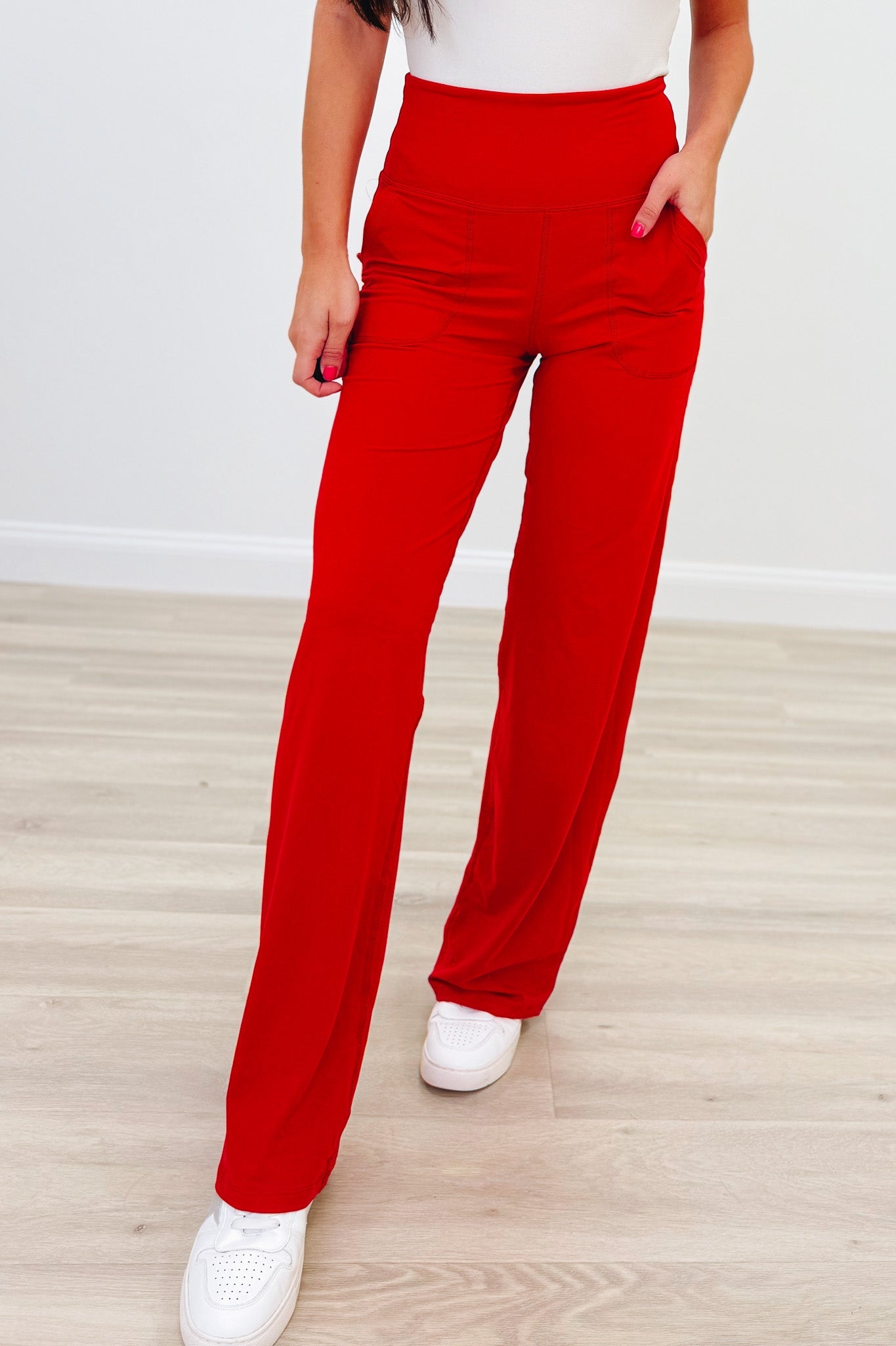 Confidence In Your Strut Pants - True Red