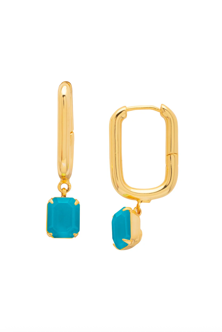 Sorrelli The Octavia Rectangle Hoop Earrings - Multiple Colors!