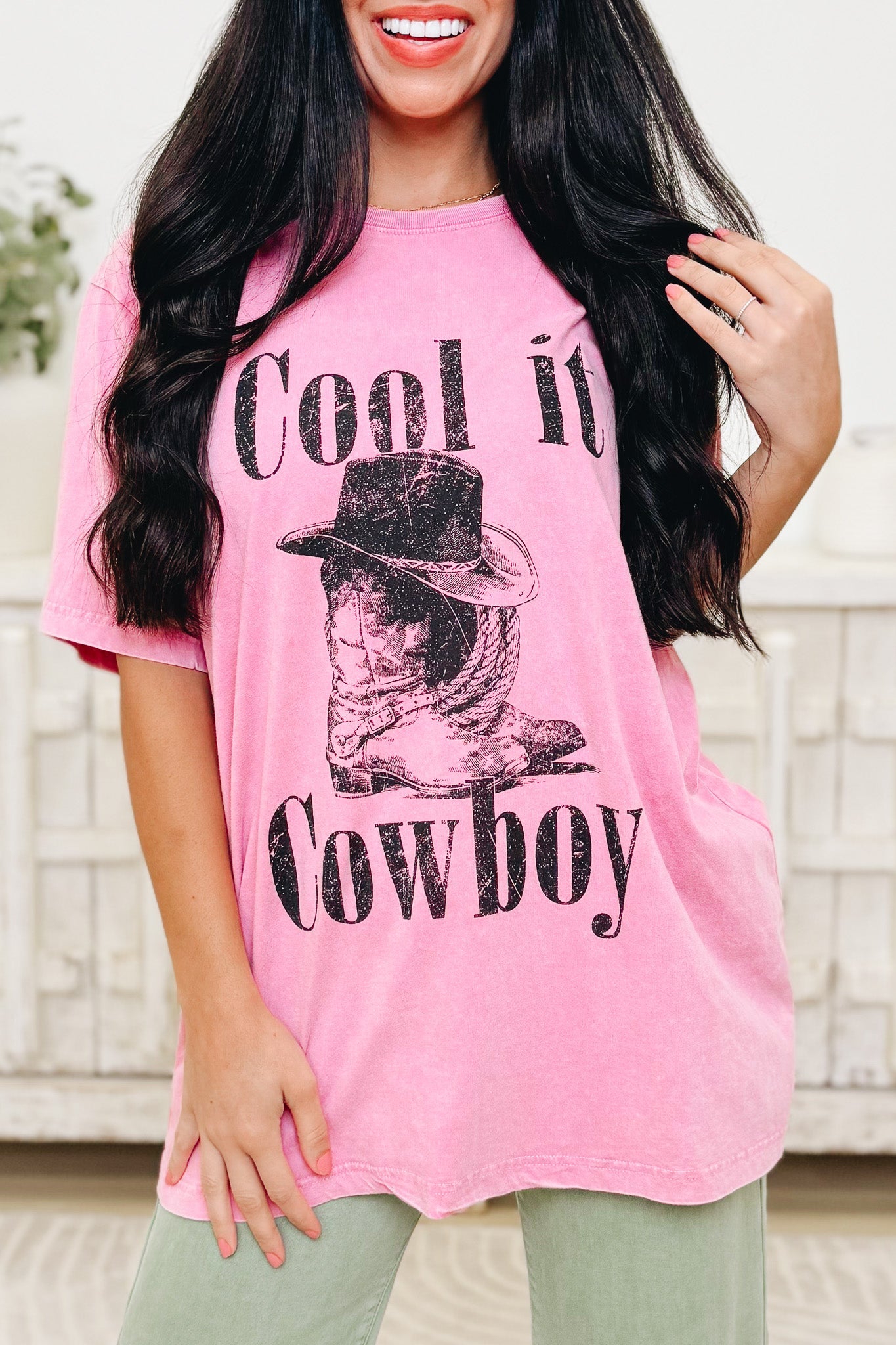 Cool It Cowboy Graphic Tee - 3 Colors!
