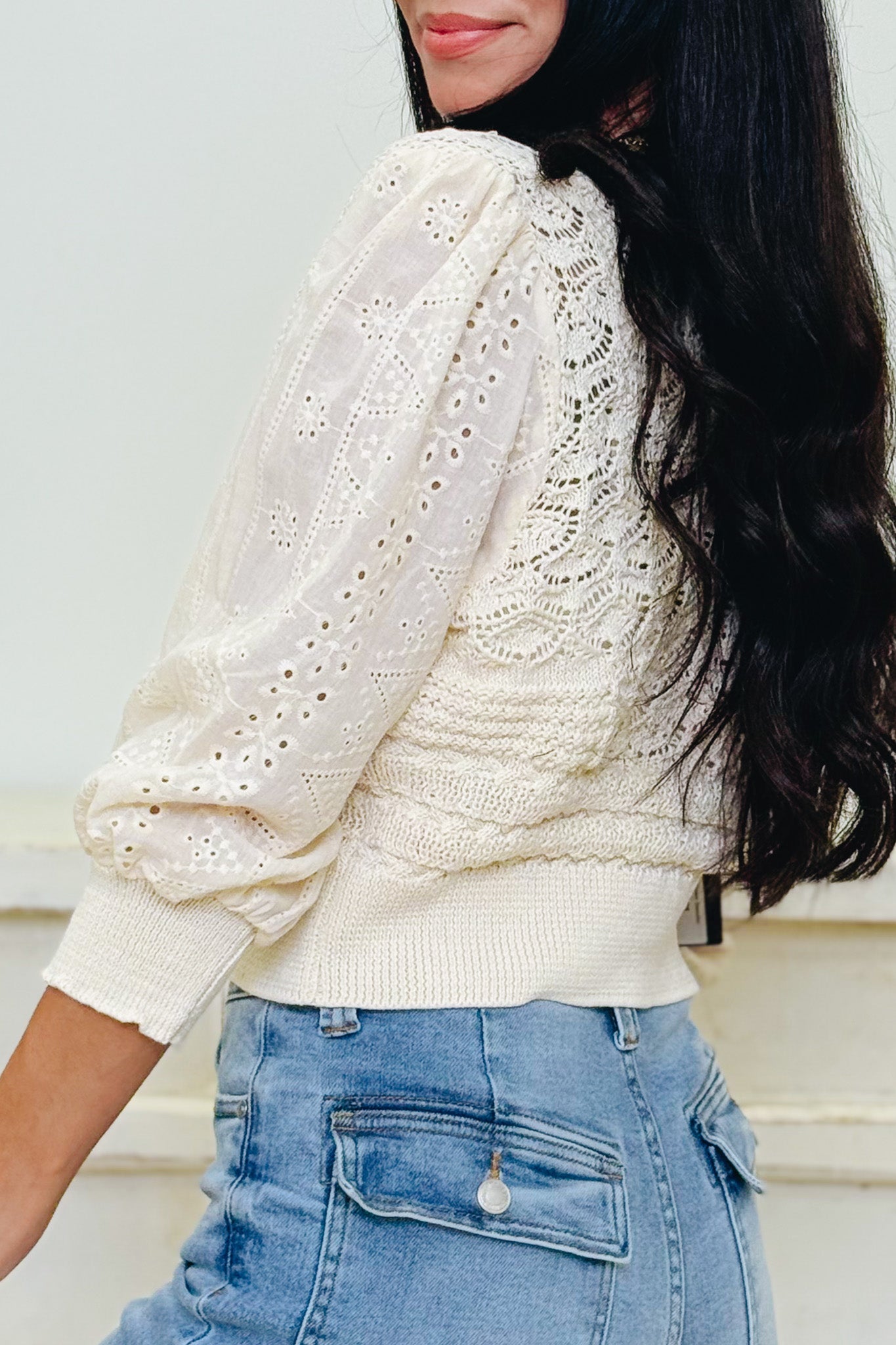 Great At What You Do Button Down Sweater