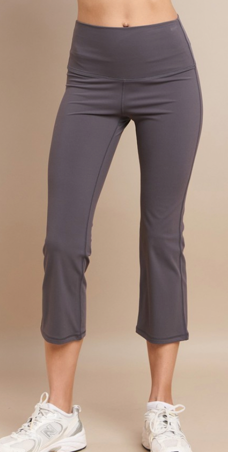 Seize The Day Flare Yoga Capri Leggings - 4 Colors!