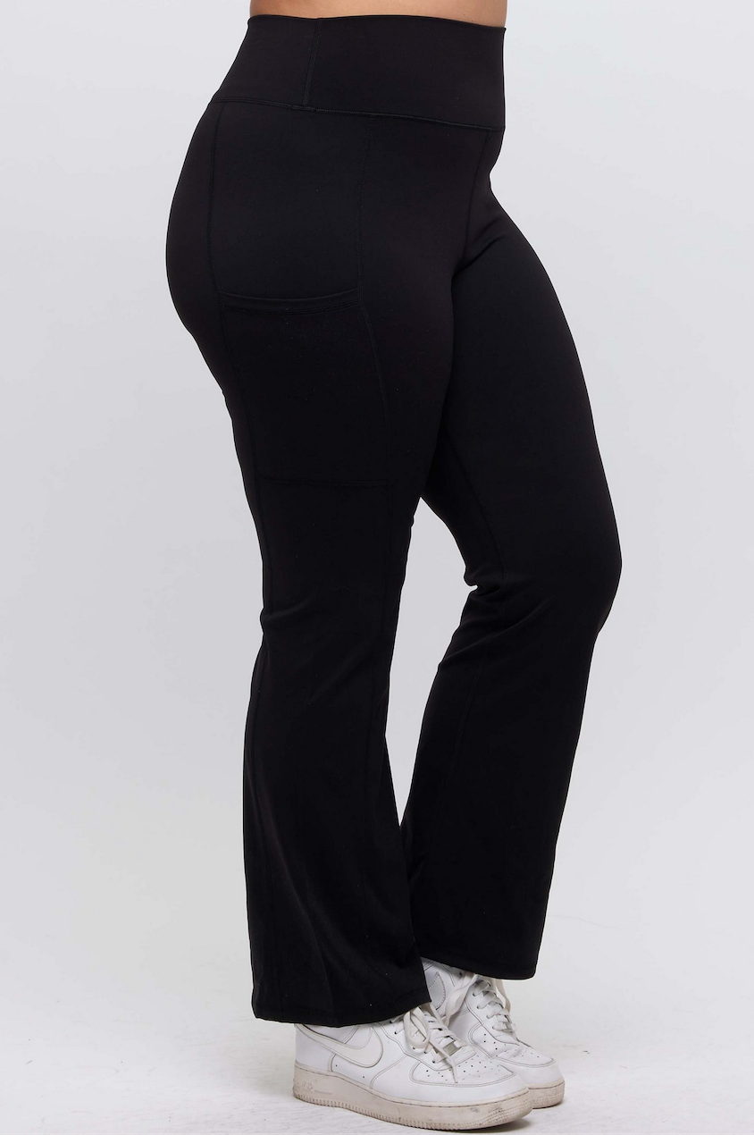 Seize The Day Straight Leg Leggings w/ Pockets - 4 Colors!