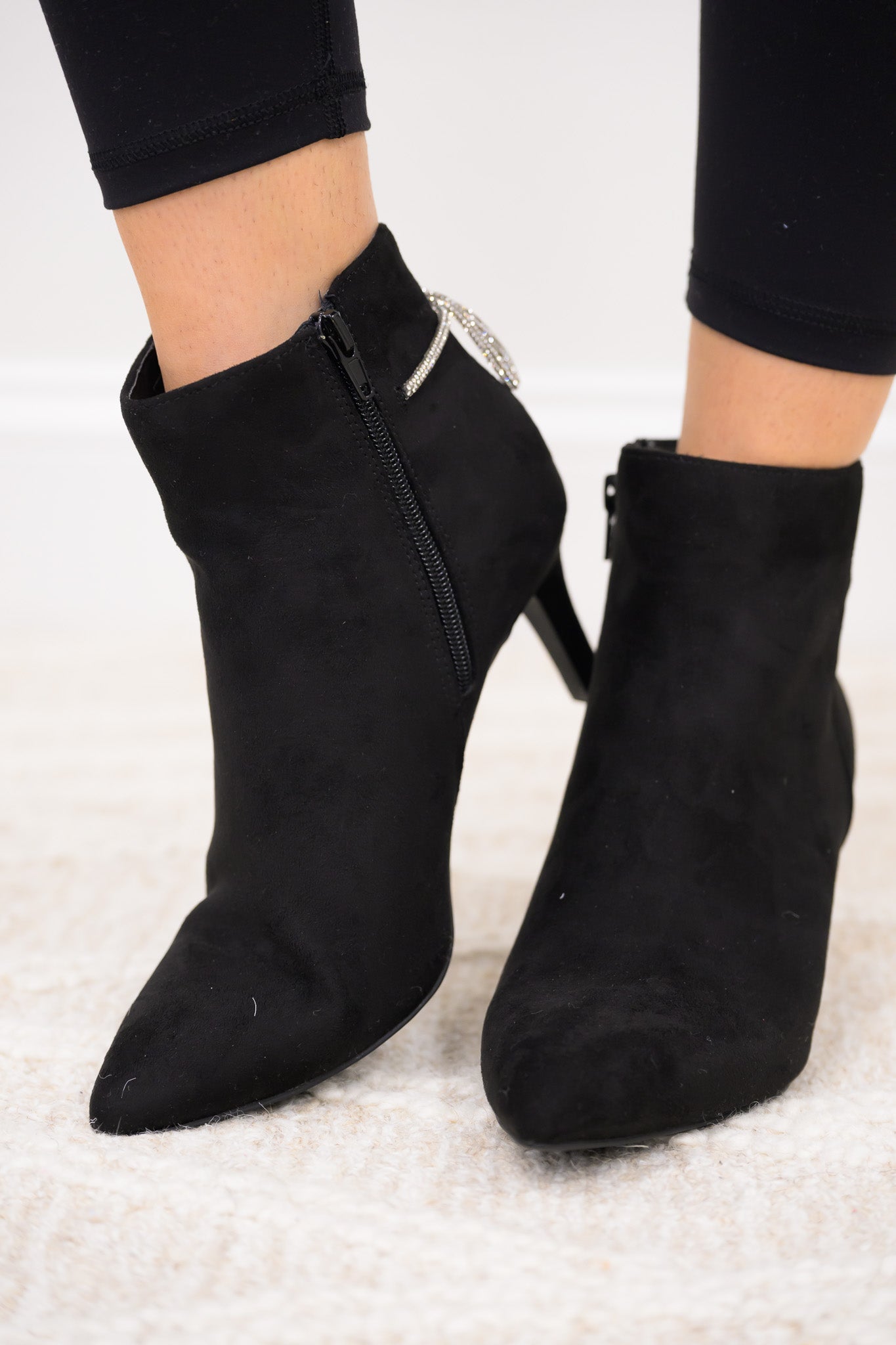 MIA Lorrie Boots - Black Silver