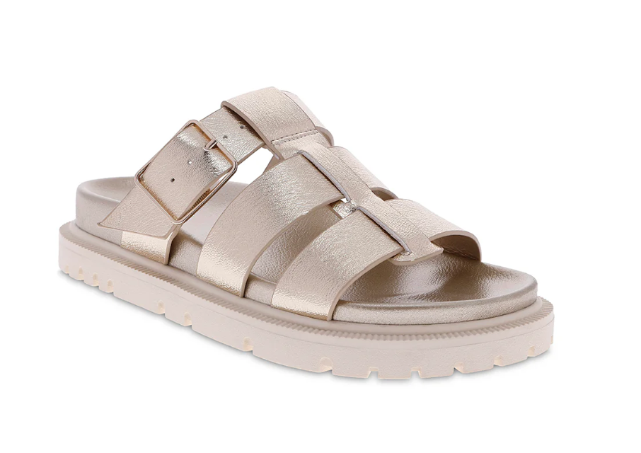 Array MIA Geni Platform Sandals - Gold