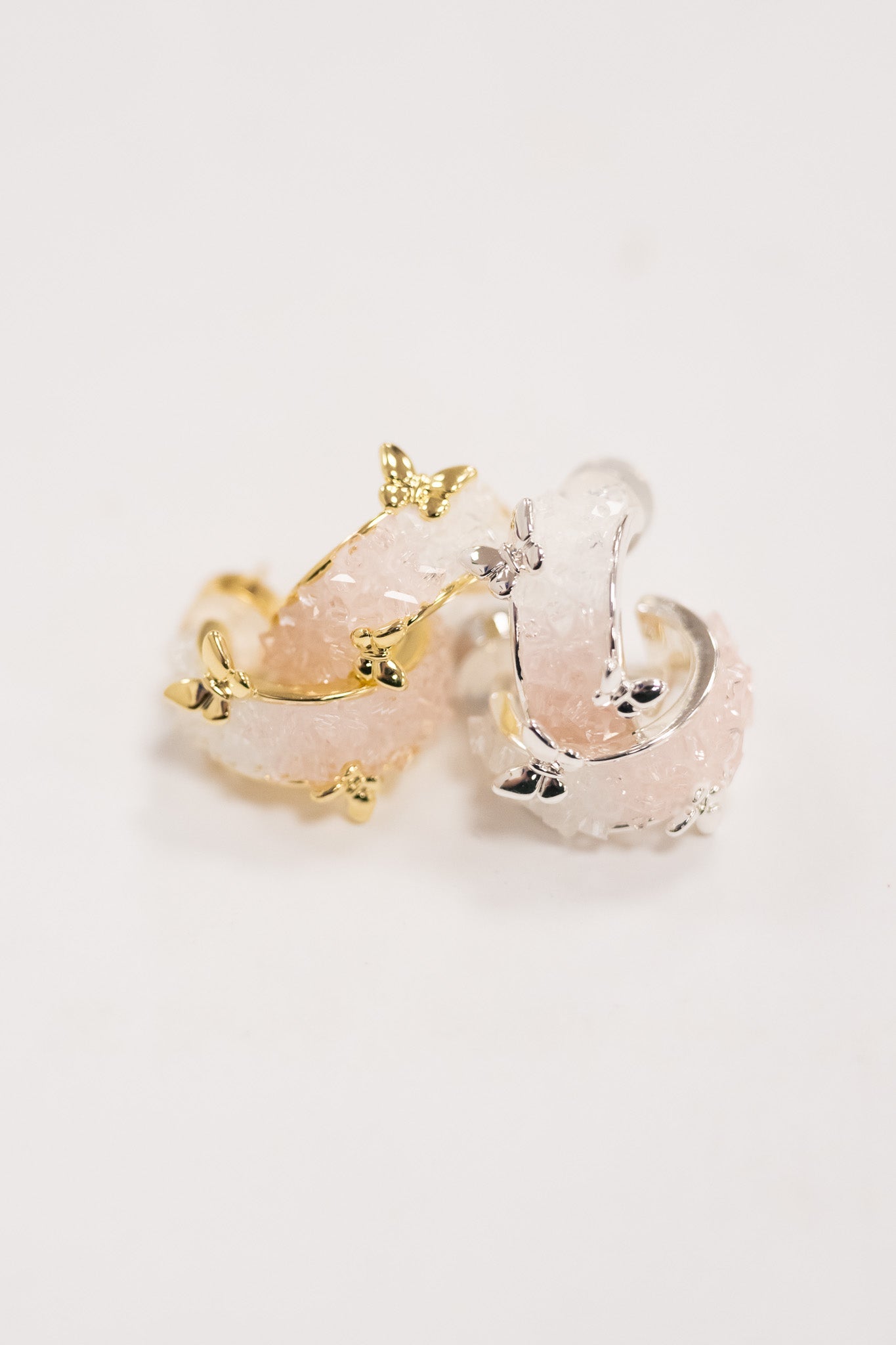 Butterfly Kisses Earrings - Petal