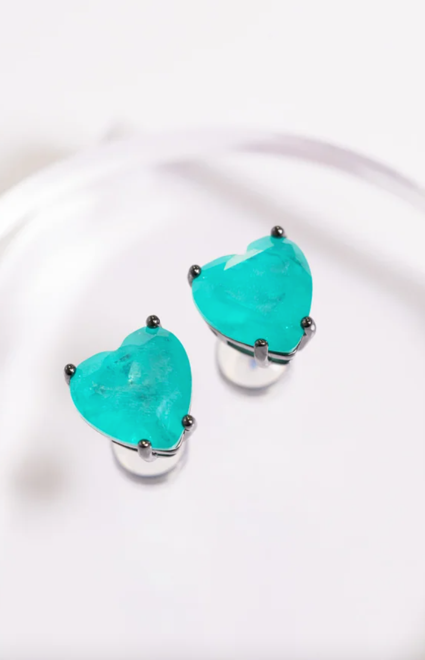 Emerald Love Earrings - 2 Colors!