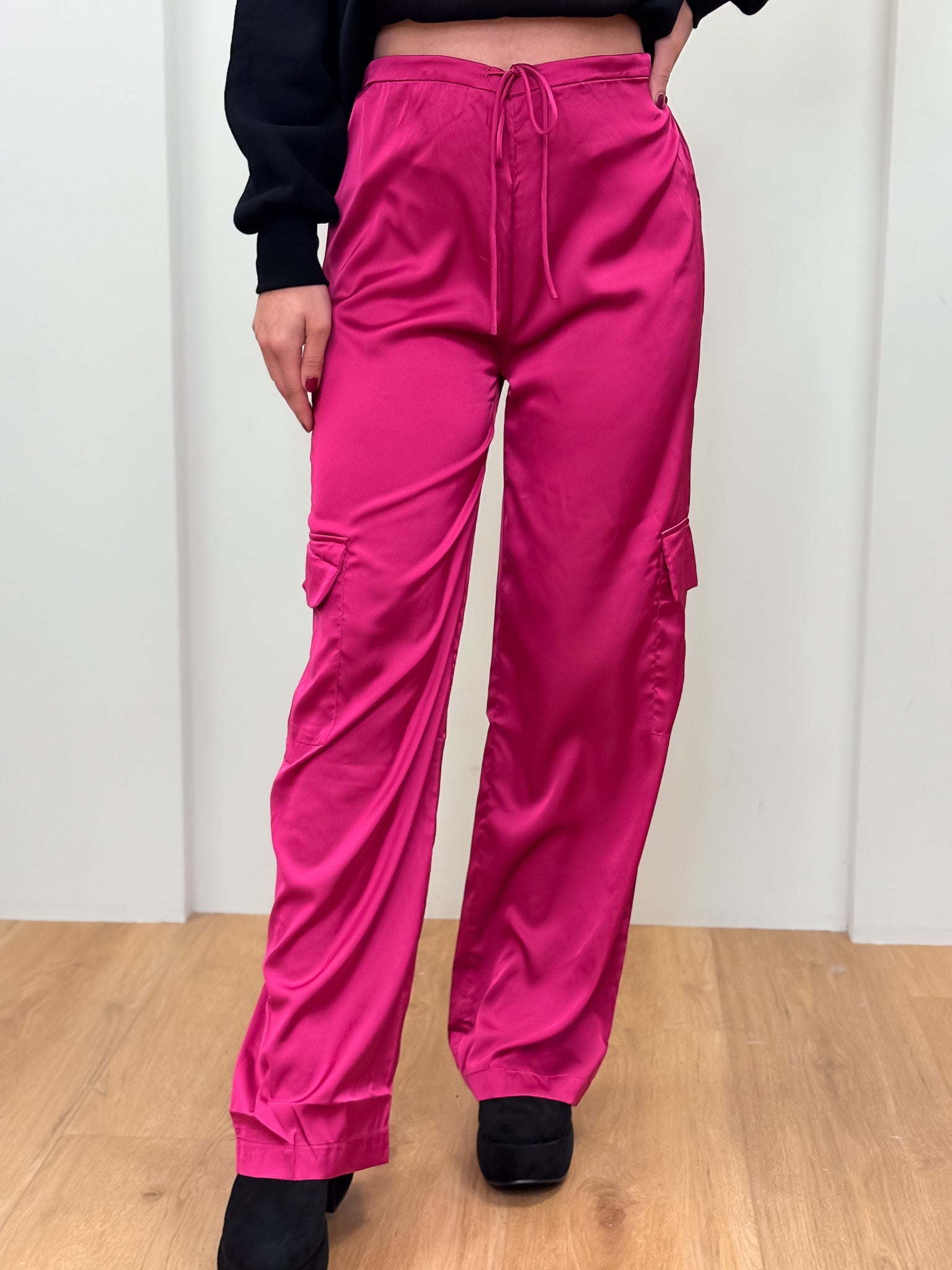 Hot Girl Adjustable Cargo Pants