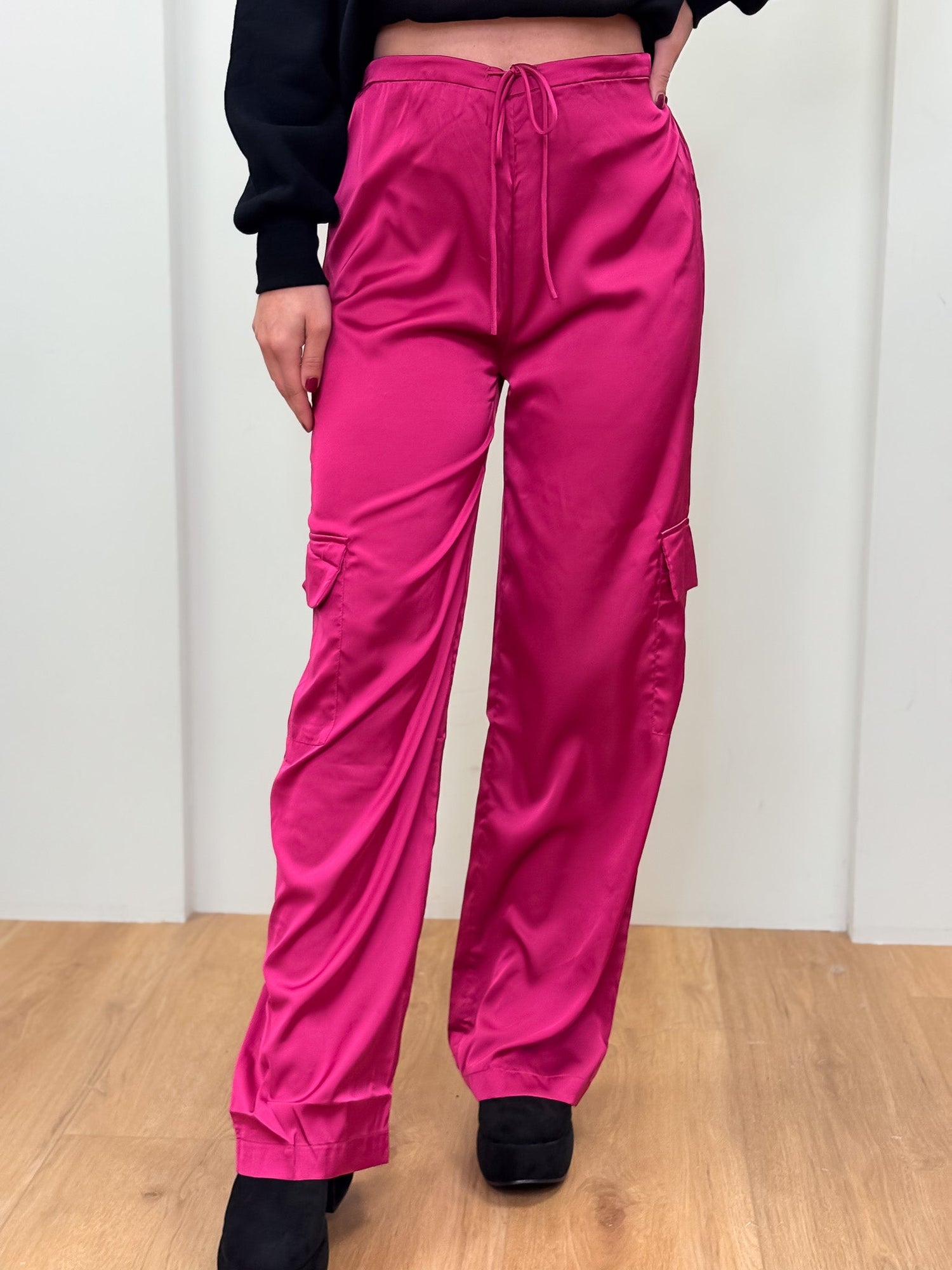 Hot Girl Adjustable Cargo Pants
