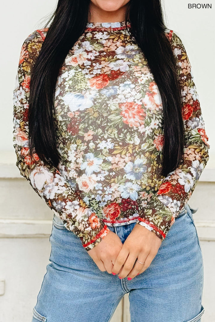 Sheer Beauty Top - 2 Colors!