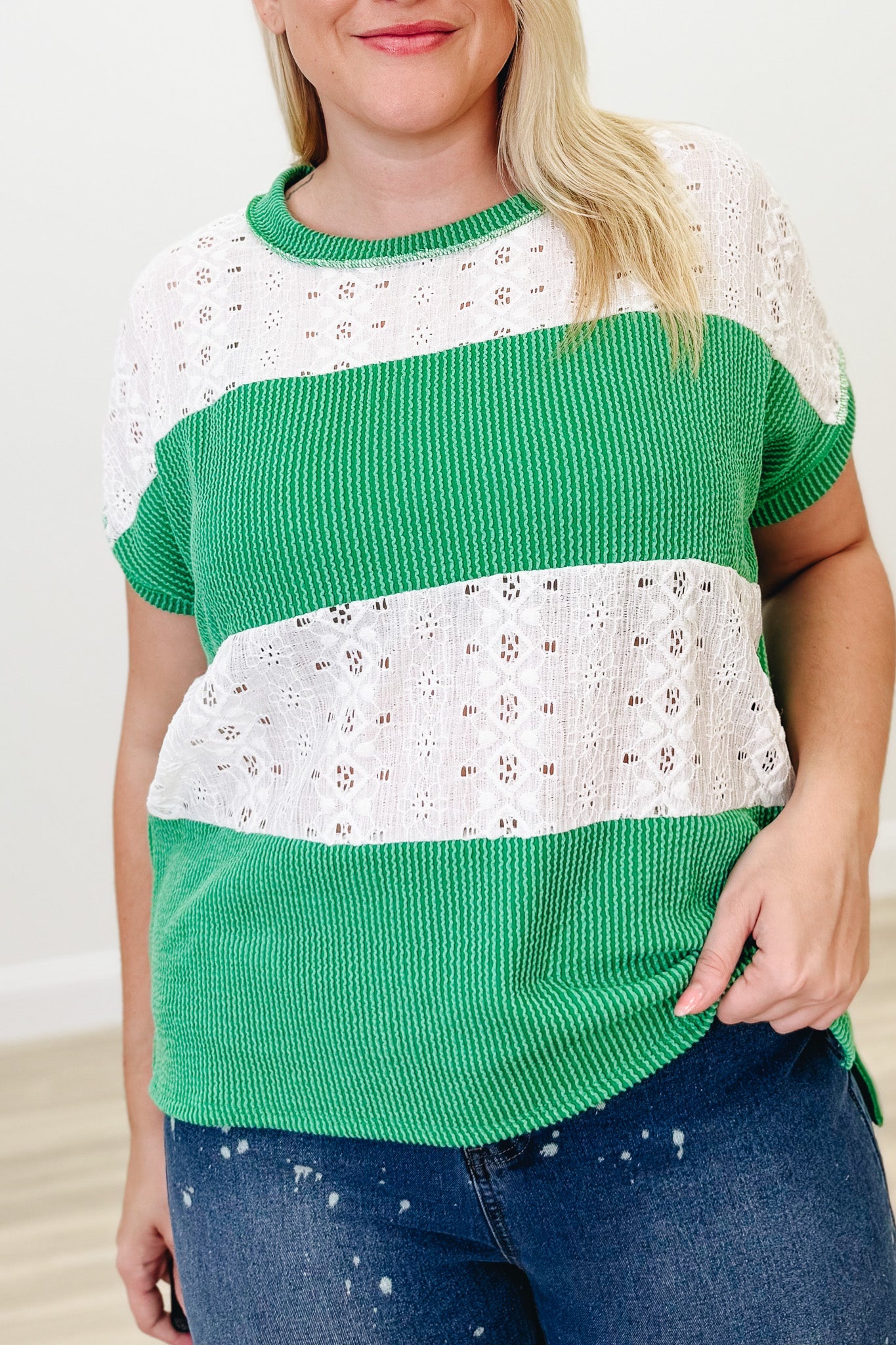 On The Line Top - 2 Colors!