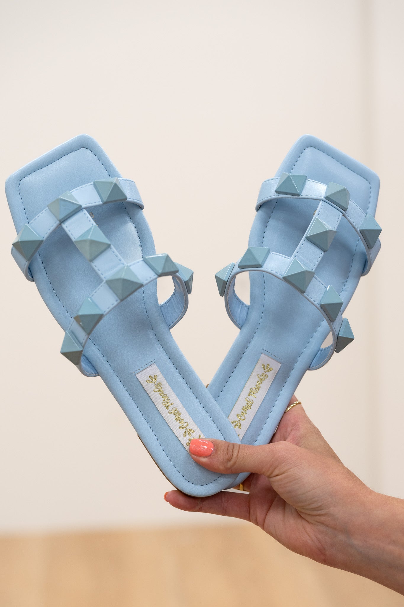 The Mandy Sandals - Light Blue