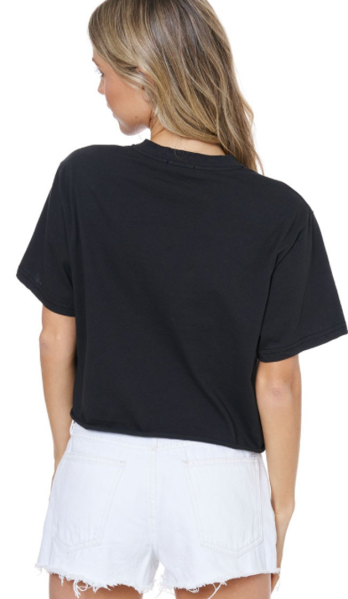 Limon Cello Amalfi Coast Crop Graphic Tee - 2 Colors!
