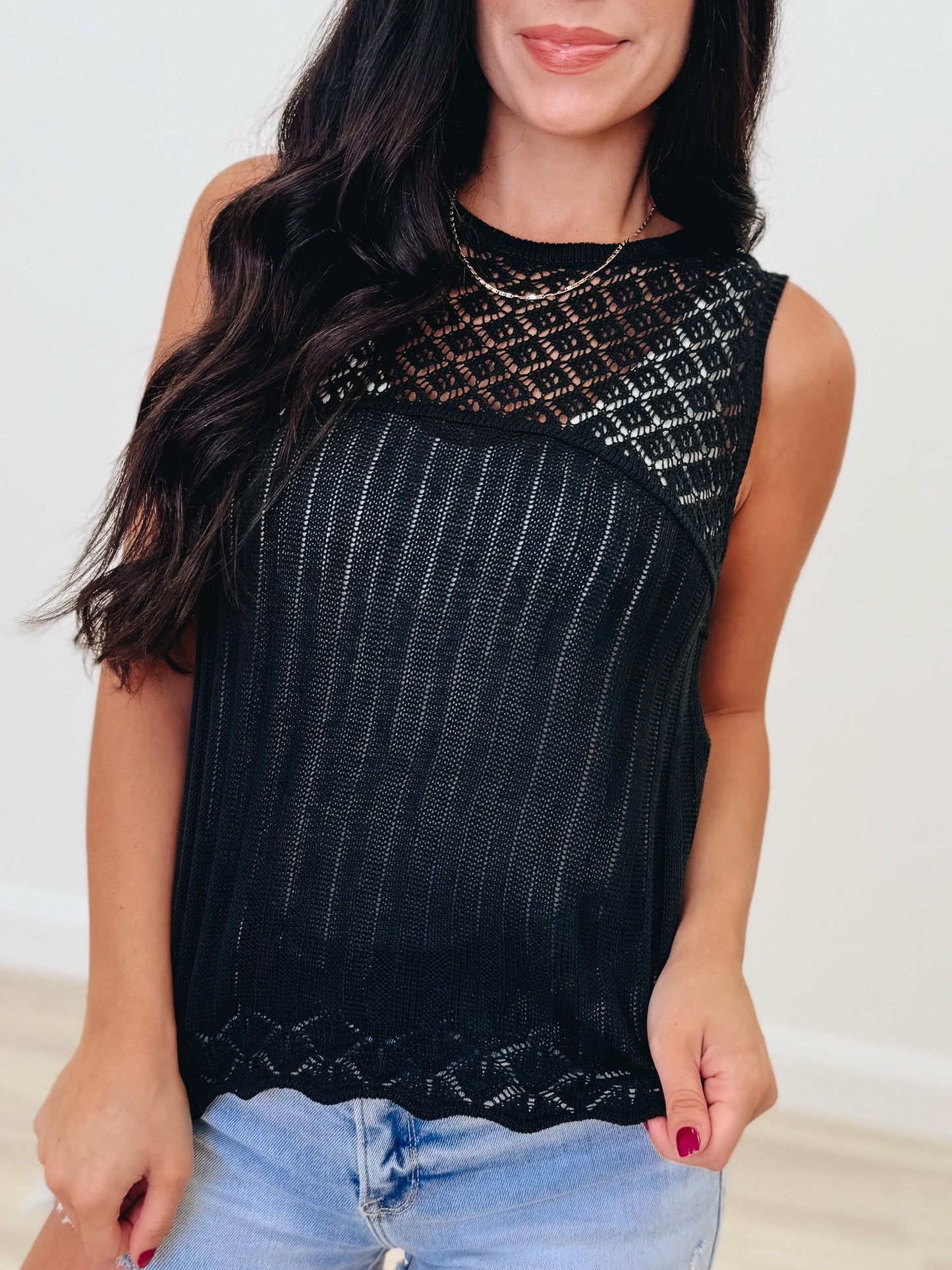 The Woven Whisper Top - 2 Colors!