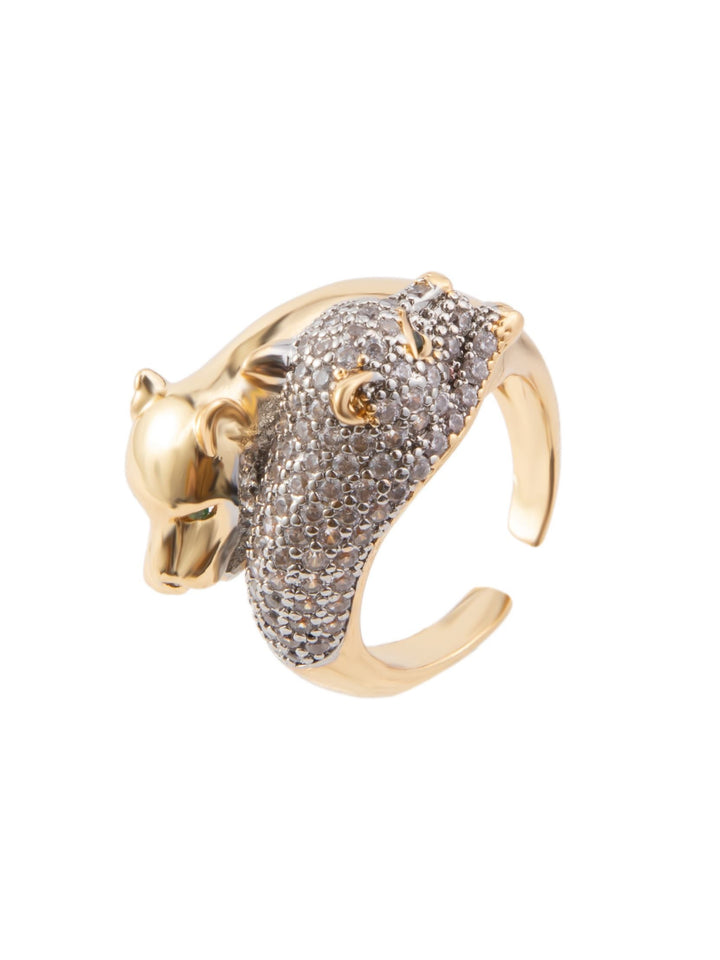 Panther Ring - Gold Silver Mix