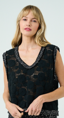Radiant Spark Lace Tank Top