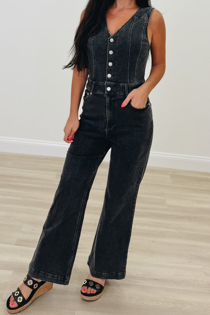 Jump Into Denim Jumpsuit
