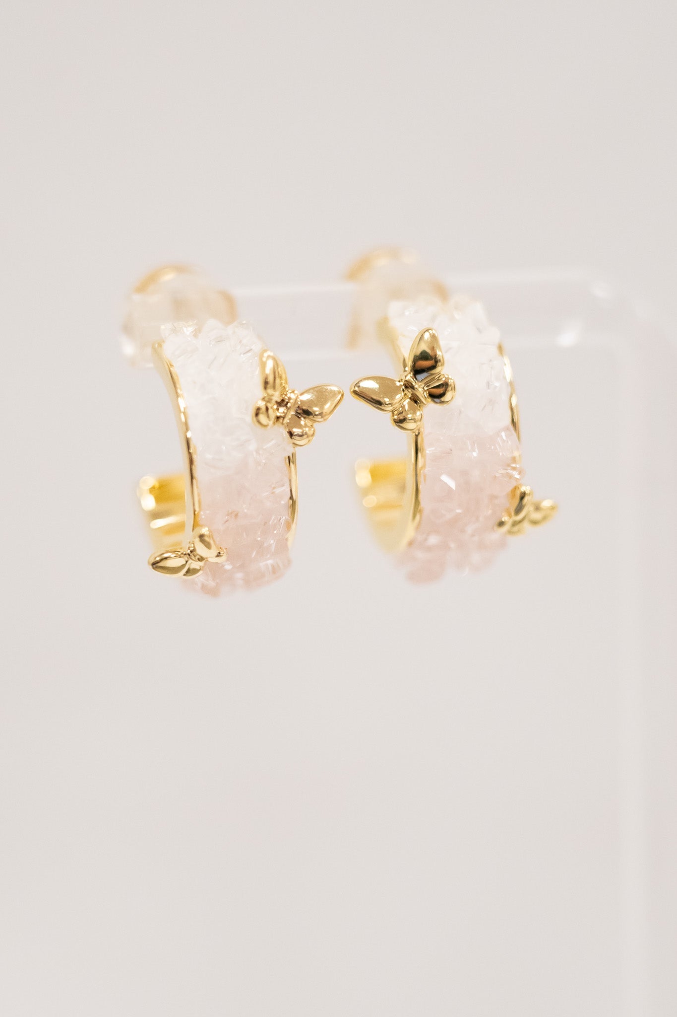 Butterfly Kisses Earrings - Petal